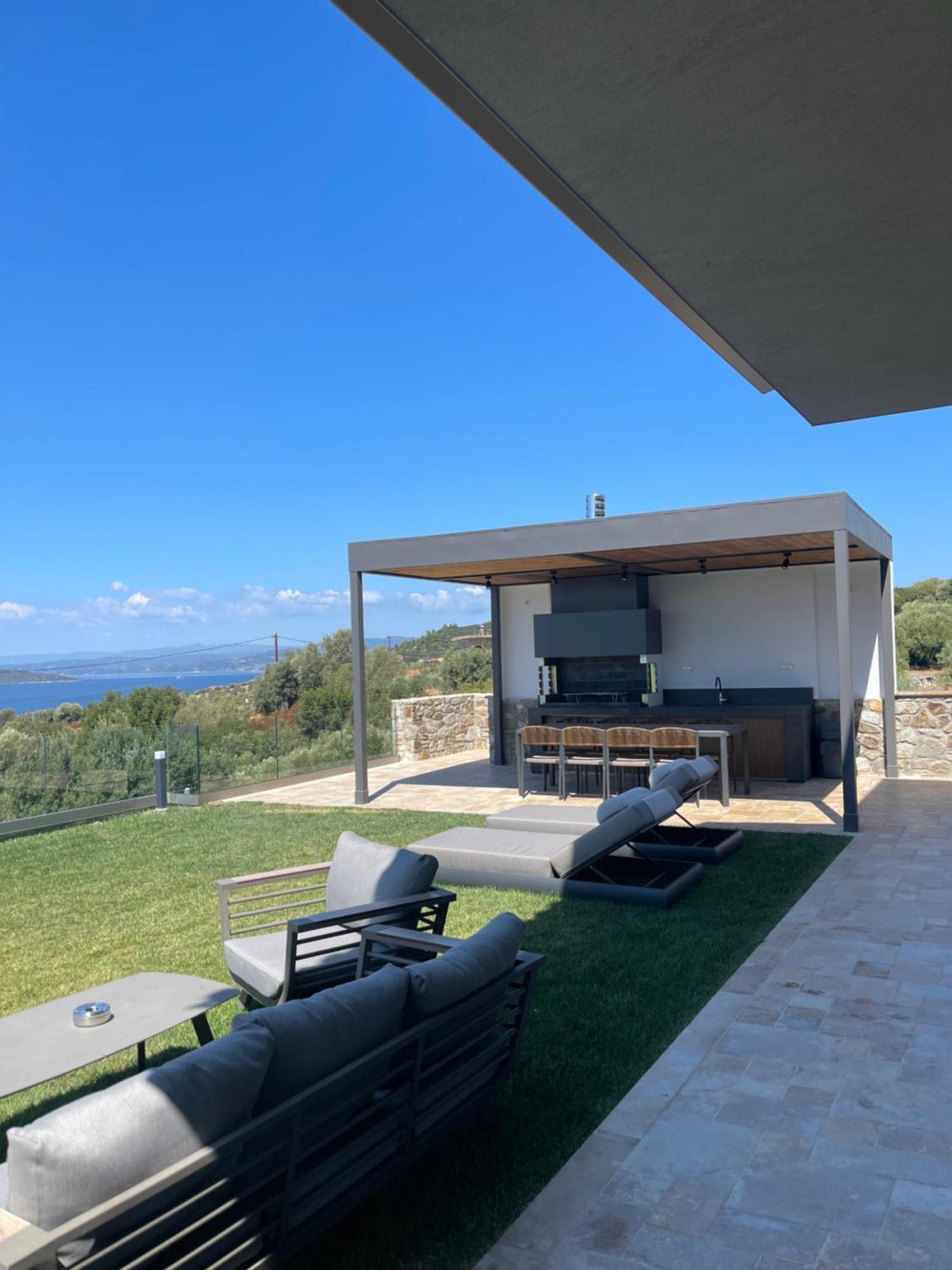 Villa Elia Luxury House Ouranoupoli Esterno foto