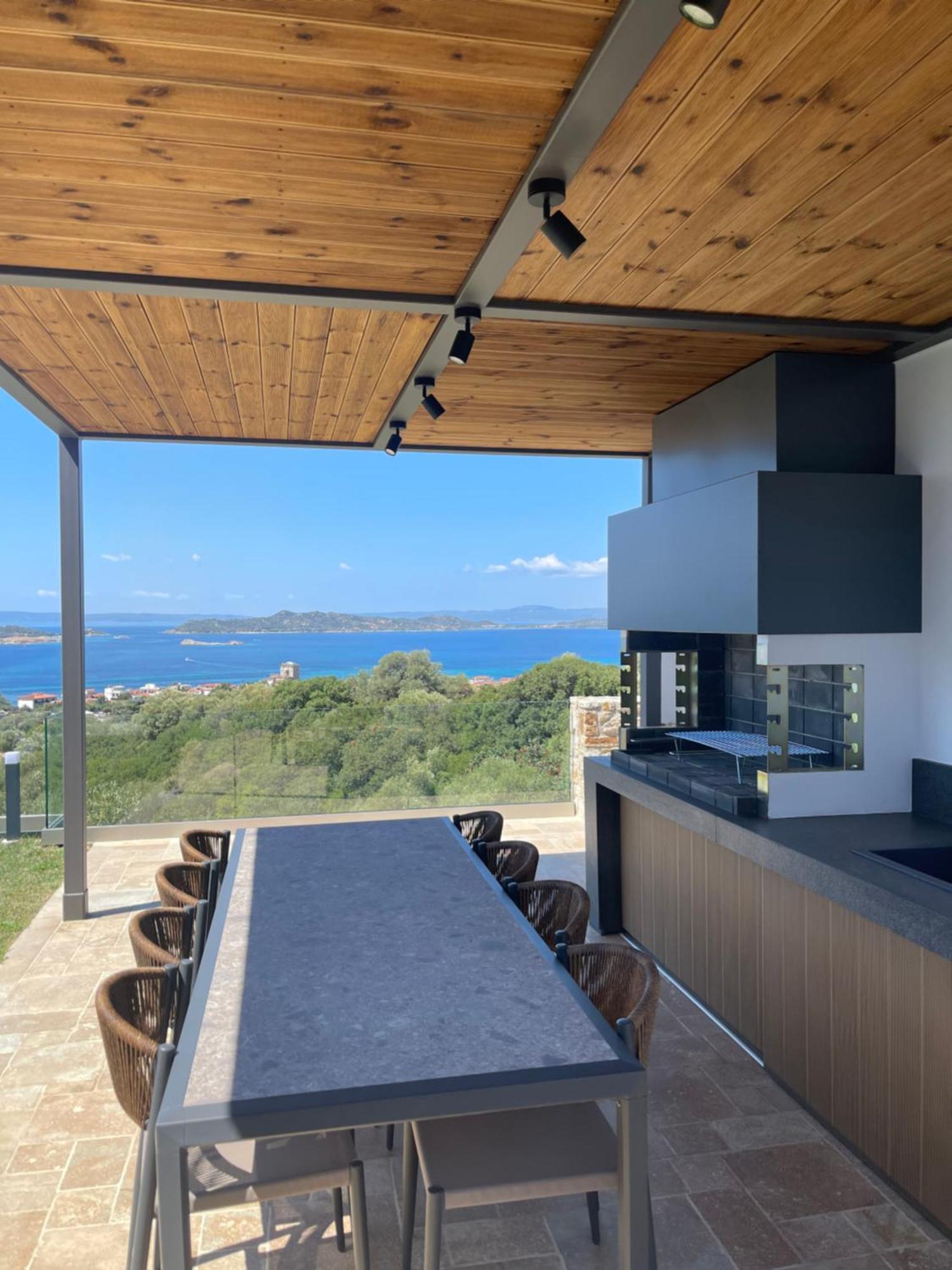 Villa Elia Luxury House Ouranoupoli Esterno foto